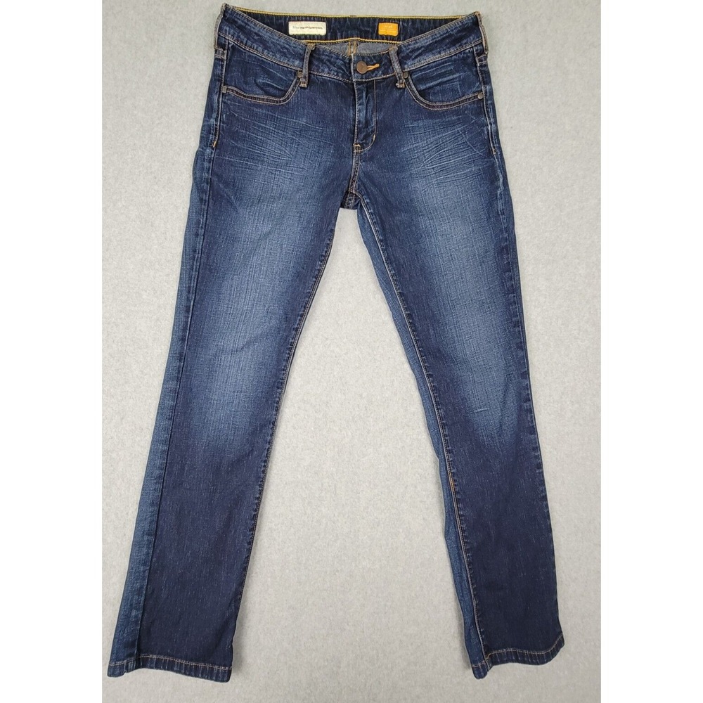 PILCRO AND THE LETTERPRESS Straight Low Rise Blue Denim Jeans Women's No26‎